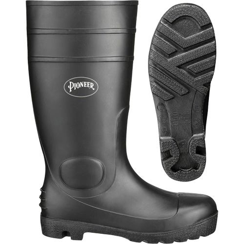1011 Safety Boots, PVC, Size 12, Puncture Resistant Sole