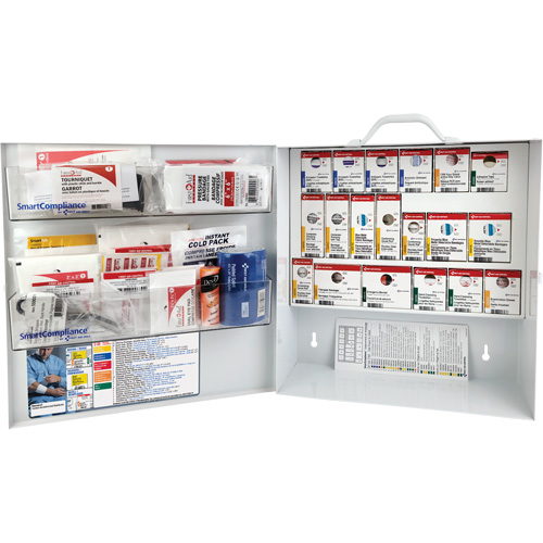 SmartCompliance® First Aid Cabinet, Meets CSA Z1220-17 Type 3 High-Risk Environment, Small (2-25 Workers)