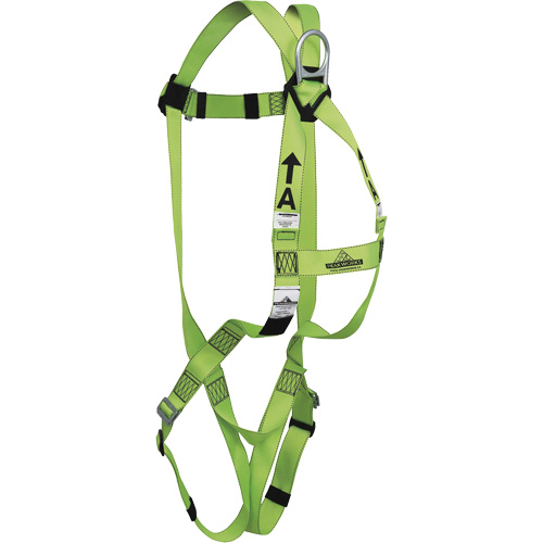 FBH-10002A Compliance Series Safety Harness, CSA Certified, Class A, 400 lbs. Cap.