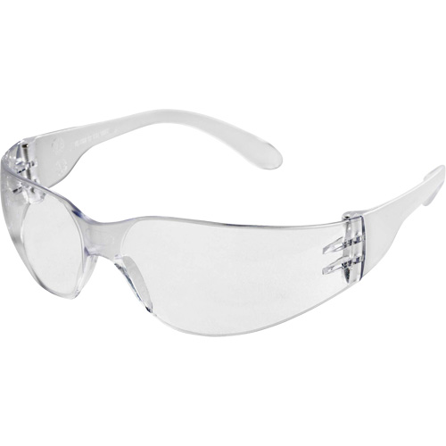 X300 Safety Glasses, Clear Lens, Anti-Scratch, ANSI Z87+/Meets/Exceeds CSA Z94.3