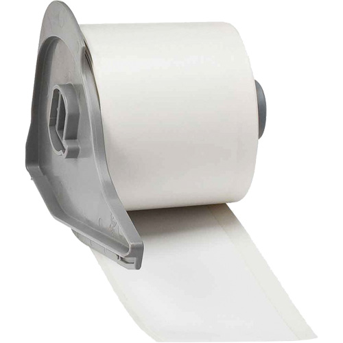 Multi-Purpose Matte Label Tape, Polypropylene, White, 2" Width