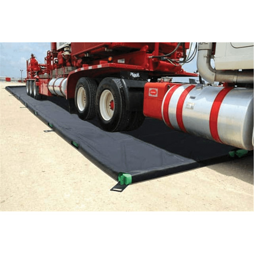 Plus Ultra-Containment Berm®, 249 US gal. Capacity, 10' W x 10' L x 0.3" H, Foam Wall