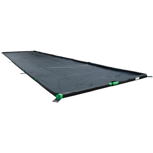 Plus Ultra-Containment Berm®, 897 US gal. Capacity, 12' W x 30' L x 3.6" H, Foam Wall