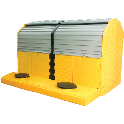 Extender Kit without Drain for Ultra-Hard Top Spill Pallets®, 64" L x 79" W x 62" H, 9000 lbs. Load Capacity