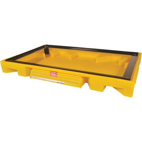 Double Drum Ultra-Safety Cabinet Bladder System®, 63" L x 38.5" W x 6.3" H, 3000 lbs. Load Capacity