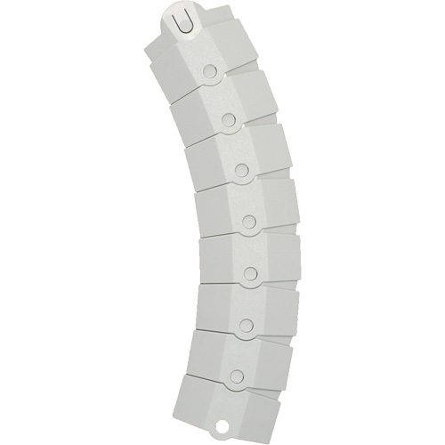 Small Ultra-Sidewinder Cable Protection System® with Endcaps, 39.5" x 3" x 0.8", 2000 lbs. (1 tons)