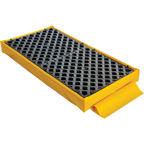 2-Drum Flexible Ultra-Spill Deck® Bladder System, 88 US gal. Spill Capacity, 48" x 27" x 5"