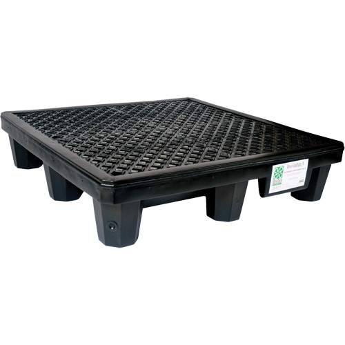 4-Drum Economy Ultra-Spill Pallet®, 66 US gal. Spill Capacity, 53" x 53" x 11.8"