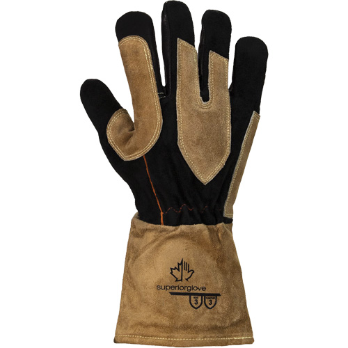 Endura® 505GP MIG Welding Gloves, Grain Goatskin, Size Large