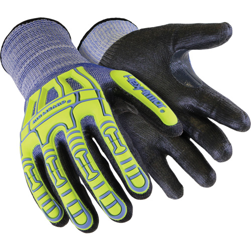Rig Lizard® Thin Lizzie™ 2095 Impact Gloves, 10/X-Large, HPPE Palm, Elastic/Knit Wrist Cuff