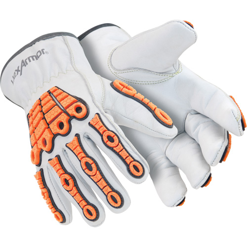 Chrome SLT® 4060 Impact Gloves, 6/X-Small, Goatskin Palm, Slip-On Cuff