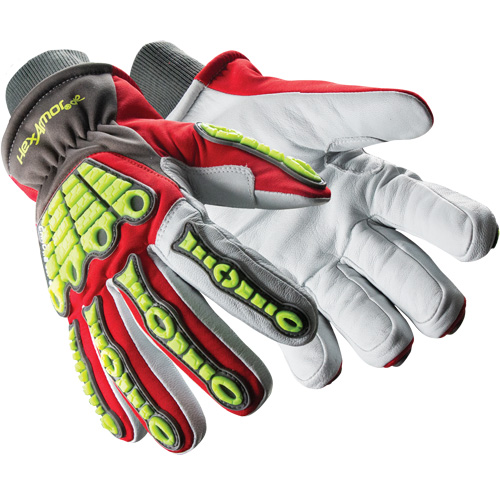 Chrome SLT® Winter 4073W Impact Gloves, 7/Small, Goatskin Palm, Knit Wrist Cuff