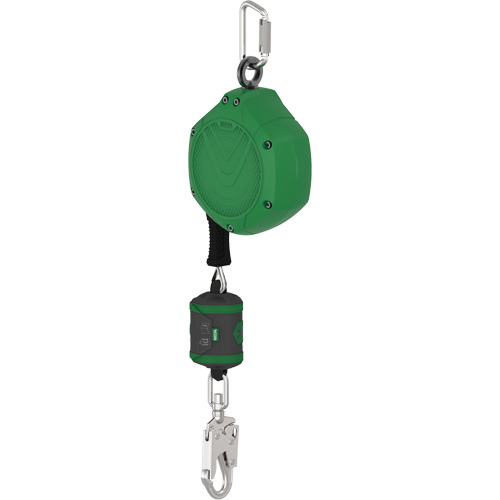 V-Shock® Edge Leading Edge Self-Retracting Lanyard, 30', Galvanized Steel, Swivel