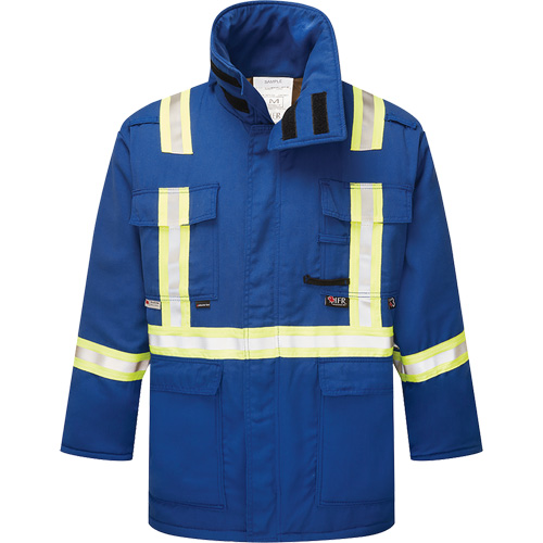 Westex® DH Antistatic 6.5 oz. Flame Resistant Insulated Parka, 3X-Large, Royal Blue