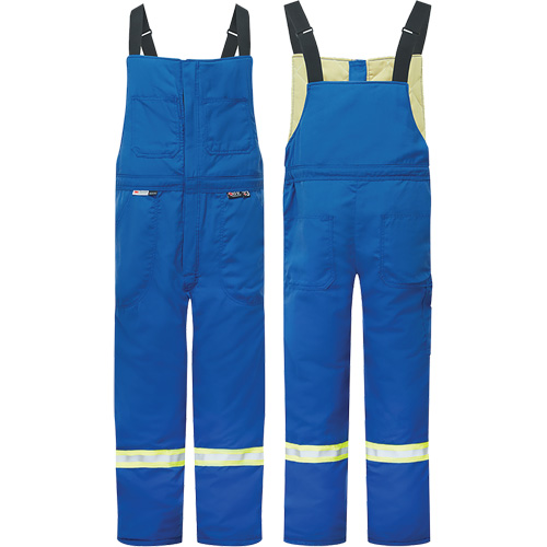 Westex® DH Antistatic 6.5 oz. Flame Resistant Insulated Bib Pants, 3X-Large, Royal Blue