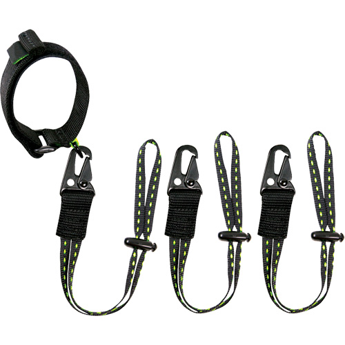 GearLink™ Wrist Lanyard with Interchangeable Ends, Fixed Length, Hook & Loop/Loop