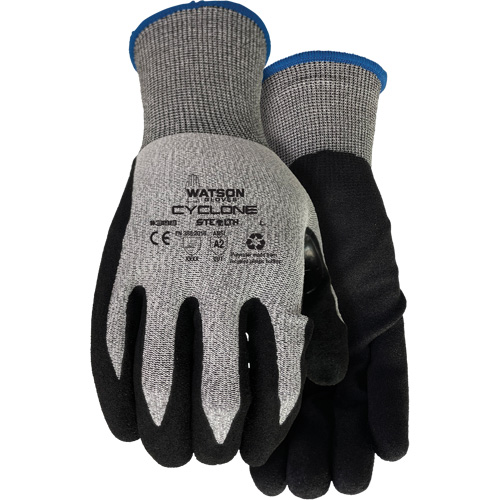388 Stealth Cyclone Cut Resistant Gloves, Small, 18 Gauge, Nitrile Coated, ASTM ANSI Level A2/EN 388 Level 3