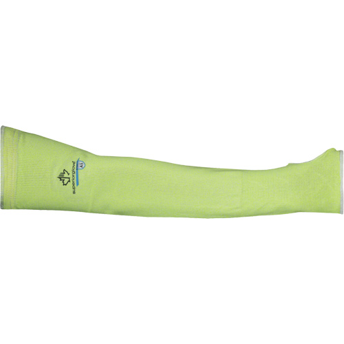 KTAH1T Cut-Resistant Sleeve with Thumbhole, TenActiv™, 22", ASTM ANSI Level A5, High Visibility Lime