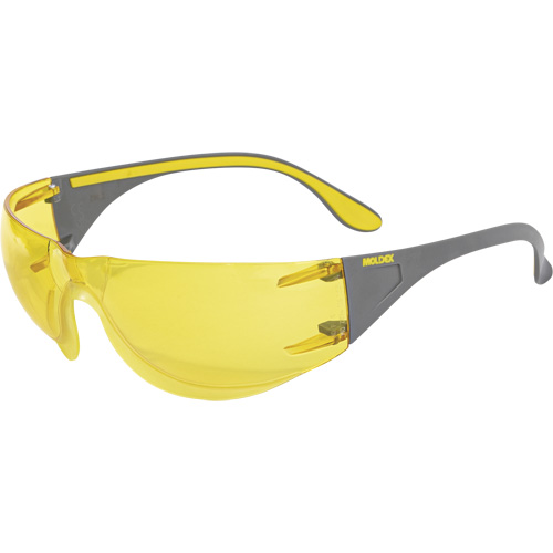 Adapt Safety Glasses, Amber Lens, Anti-Fog/Anti-Scratch, ANSI Z87+/Meets/Exceeds CSA Z94.3