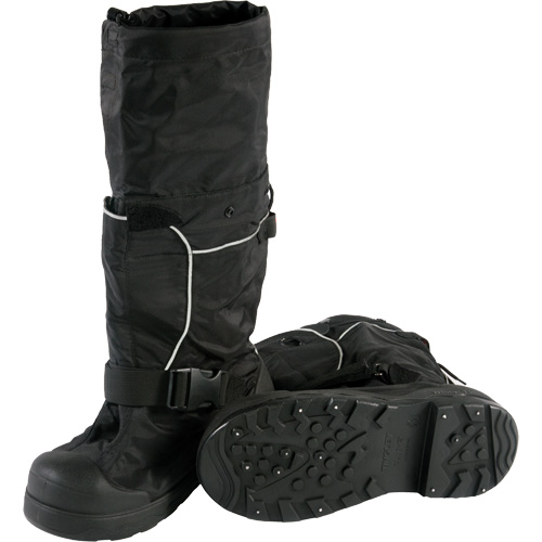 Winter-Tuff Orion XT Ice Traction Overshoe with Gaiter, Nylon/Polyurethane, Hook and Loop