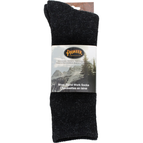 124B Thermal Socks, Unisex, One Size, Black, Wool Blend