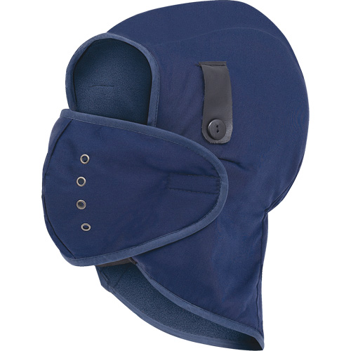 566N Hardhat Liner, Fleece Lining, One Size, Navy Blue