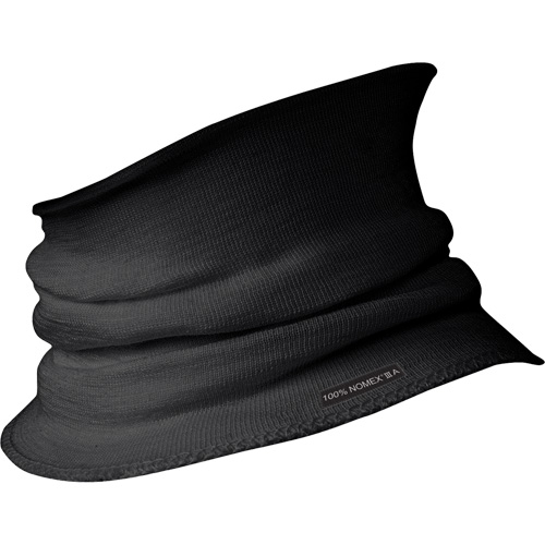 C207BK Flame Resistant Neck Warmer & Windguard, Black, Nomex®
