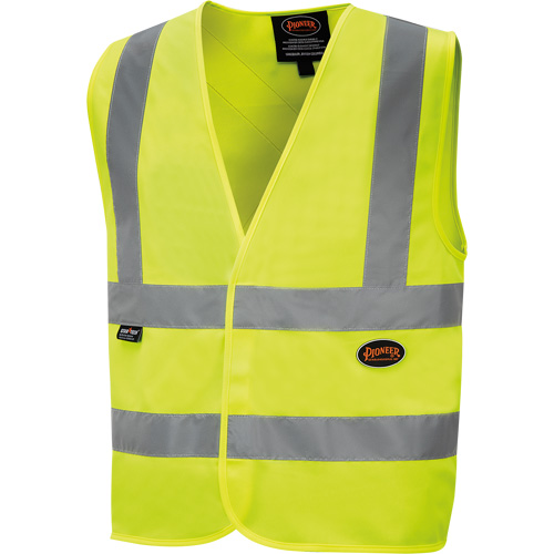 6886 High-Visibility Tricot Safety Vest, High Visibility Lime-Yellow, 2X-Large, Polyester
