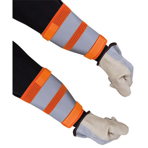 166A High-Visibility Orange 8" Traffic Cuffs