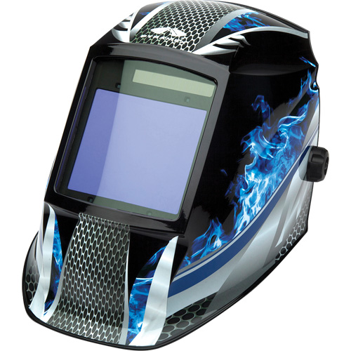 Leadhead® Auto Darkening Welding Helmet, 3.8" L x 3.4" W View Area, 9 - 13 Shade Range