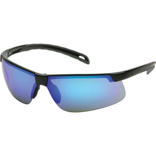 Ever-Lite® Safety Glasses, Blue Mirror Lens, ANSI Z87+/Meets/Exceeds CSA Z94.3