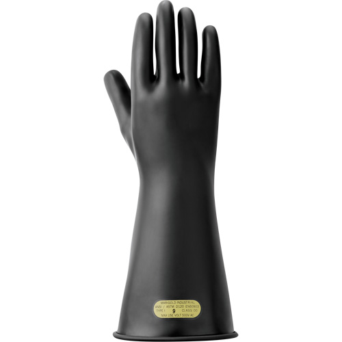 Electrical Insulating Gloves, ASTM Class 00, Size 11, 14" L