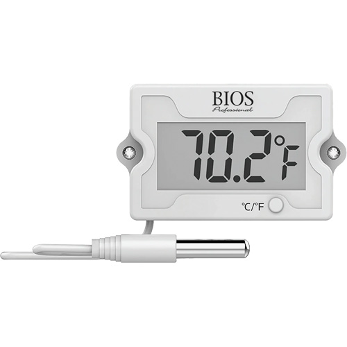 Panel Mount Thermometer, Contact, Digital, -58-230°F (-50-110°C)