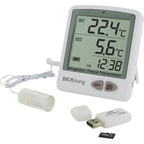 Living Vaccine Data Logger, - 50 °C to +70 °C (- 58 °F to +158 °F)