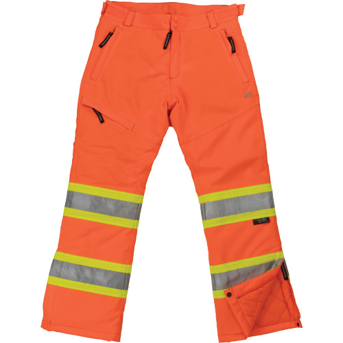 Women’s Insulated Flex Safety Pant, Polyester, Medium, High Visibility Orange