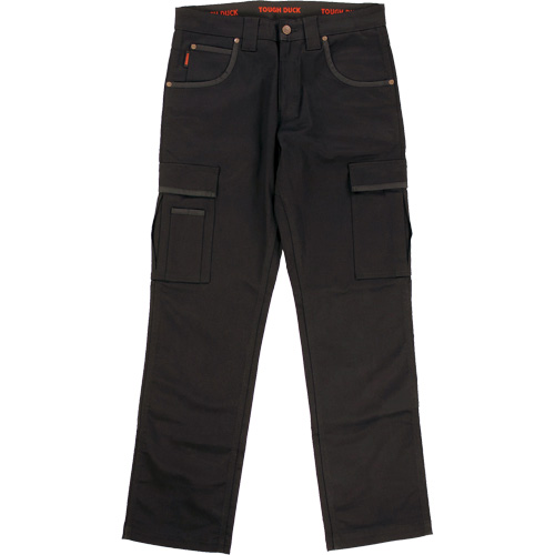 WP101 Work Pants, Cotton/Spandex, Black, Size 10, 32 Inseam