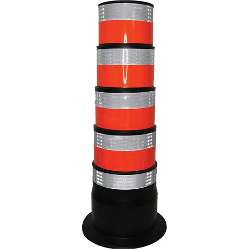 Channelizer, 47.25" High, Orange/White