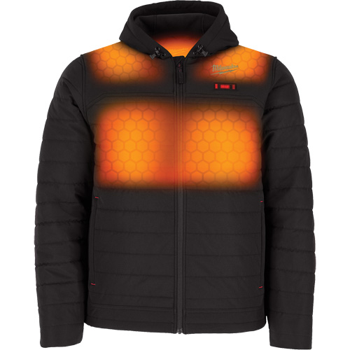 M12™ Heated Quietshell™ Jacket with Battery, Men's, X-Large, Black