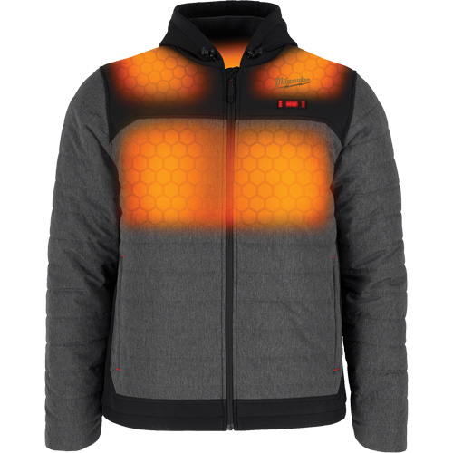 M12™ Heated Quietshell™ Jacket with Battery, Men's, X-Large, Grey