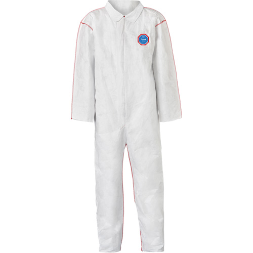 SFR Coveralls with Collar, Large, White, Tyvek® 400