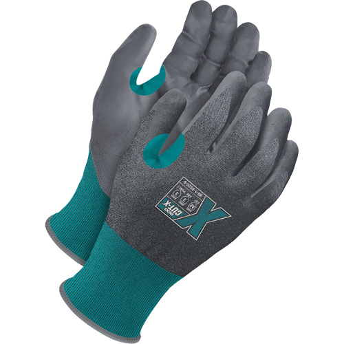 Cut-X Cut-Resistant Touchscreen Gloves, 10, 21 Gauge, Foam NBR Coated, ASTM ANSI Level A2