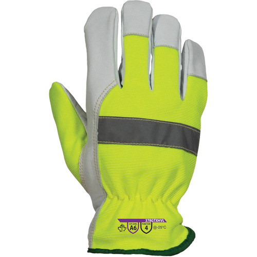 Endura® High-Visibility Cut-Resistant Driver's Gloves, Large, 21 Gauge, ASTM ANSI Level A6