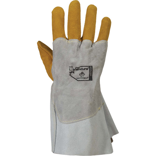Endura® 335DBP Welding Gloves, Split Cowhide/Split Elkhide, Size X-Large