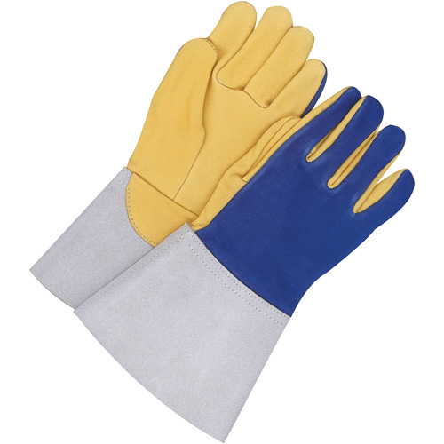 TIG Welder's Gloves with 5.5" Cuff, Grain Deerskin, Size 9