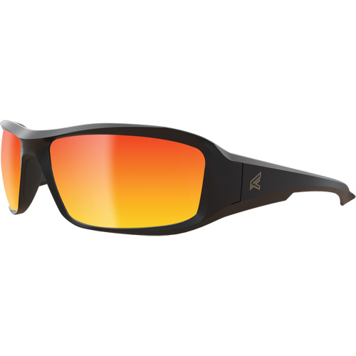 Brazeau Safety Glasses, Red/Mirror Lens, Anti-Scratch/Polarized, ANSI Z87+/MCEPS GL-PD 10-12/Meets/Exceeds CSA Z94.3