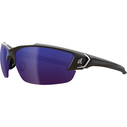 Khor G2 Safety Glasses, Blue Mirror Lens, Anti-Scratch/Polarized, ANSI Z87+/MCEPS GL-PD 10-12/Meets/Exceeds CSA Z94.3