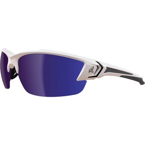 Khor G2 Safety Glasses, Blue Mirror Lens, Anti-Scratch/Polarized, ANSI Z87+/MCEPS GL-PD 10-12/Meets/Exceeds CSA Z94.3