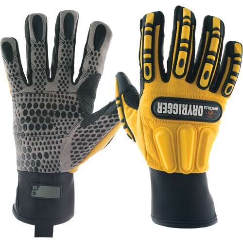 The Original Dryrigger Gloves, 8/Medium, Suede Palm, Slip-On Cuff