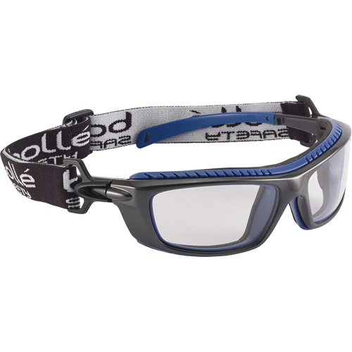 BAXTER Wraparound Safety Glasses, Clear Lens, Anti-Fog/Anti-Scratch