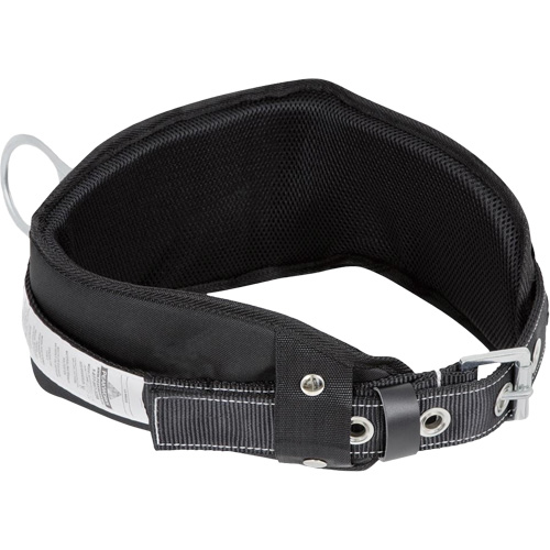 WB-6010-M Safety Restraint 1 D-Ring Belt with Padded Lumbar Support - Medium
